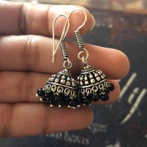 Oxidized Jhumkas